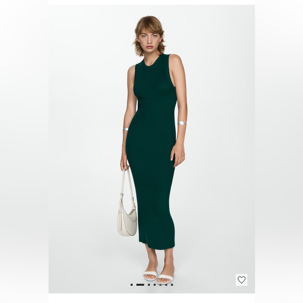 Mango Crew Neck Sleeveless Fine Knit Maxi(NWT)